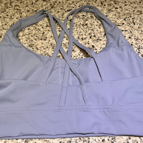 Periwinkle Blue Sports Bra - Picture 2 of 6
